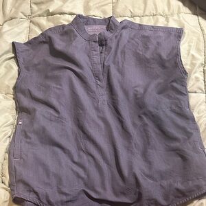 Women's lavender grey figs Rafaela top